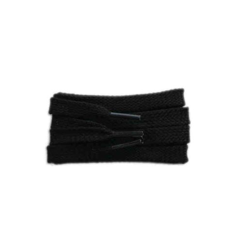 Schnürsenkel/Schuhband sport, 90 cm, schwarz, flach