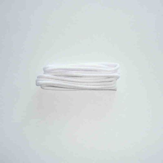 Shoelace classic, 75 cm, white, slim