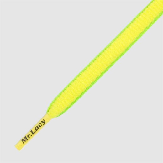 Mr Lacy 130 cm yellow / neon green, oval, Slimmies
