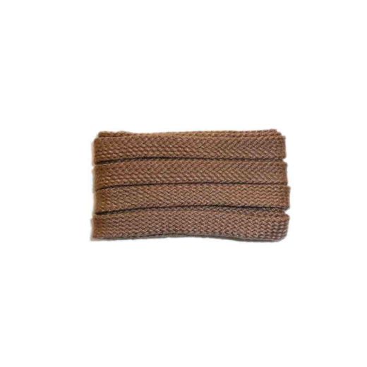 Shoelace sportive, 65 cm, light brown, flat