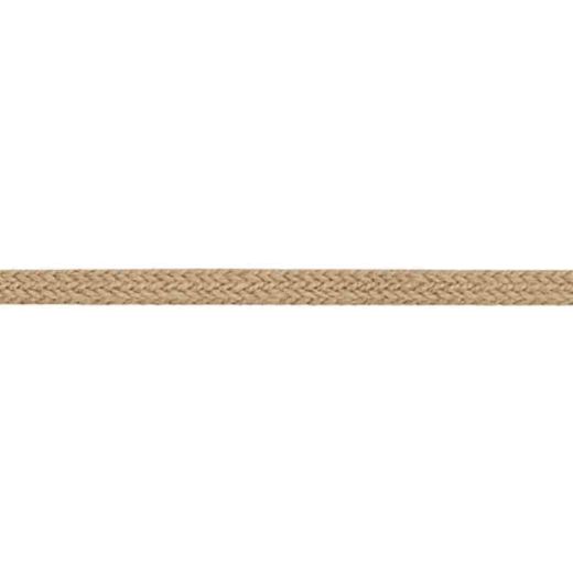 Shoelace, 90 cm, thin, circle, beige, cotton