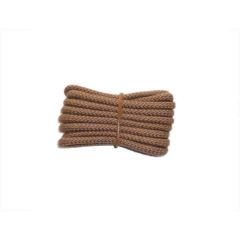 Shoelace classic, 90 cm, light brown, sport round