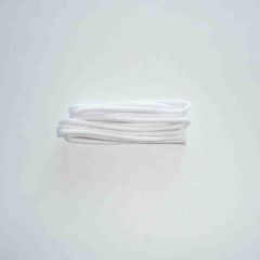 Shoelace classic, 120 cm, white, slim
