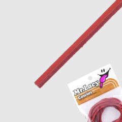 Mr Lacy 90 cm Red Cowies - Leather Shoelace
