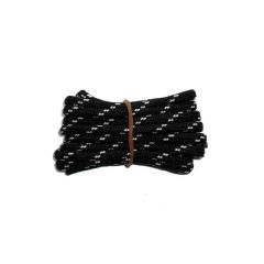 Shoelace circle strong 150 cm black / white for Mountaineering, Trekking, Outdoor Sport