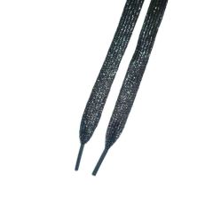 Glitter Shoe Laces 110 cm, black