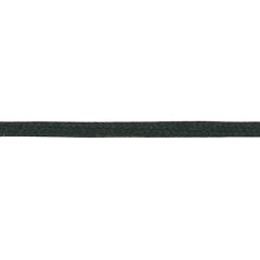Shoelace, 75 cm, thin, circle, black, cotton